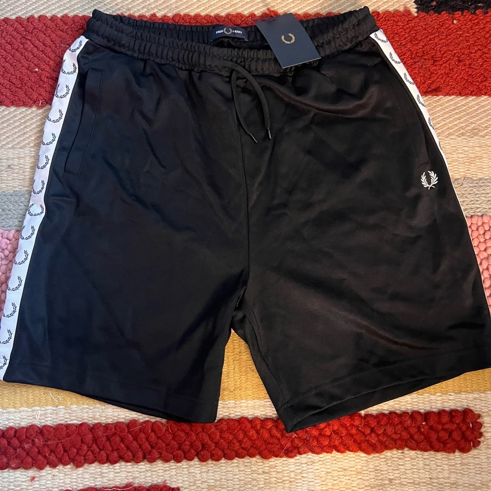 Fred Perry Taped track shorts - NWT